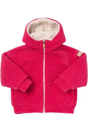 Il gufo Hooded Double Face Poly Blend Jacket
