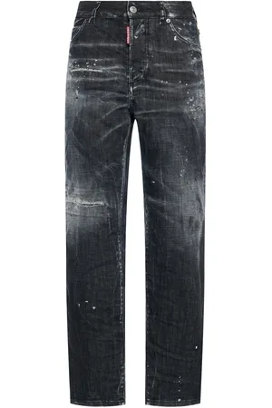 Dsquared2 Boston High Rise Straight Jeans