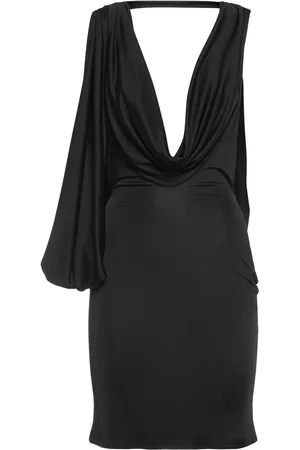 Dsquared2 Shiny Viscose Jersey Short Dress