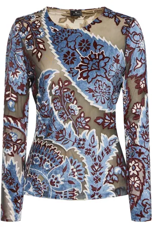 Etro Devorè Long Sleeve Top