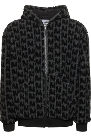 Msgm Monogram Jacquard Teddy Casual Jacket
