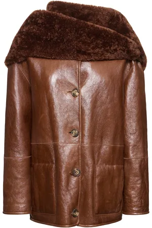 Alberta Ferretti Reversible Shearling Short Coat
