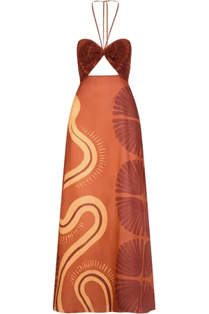 JOHANNA ORTIZ Mother Of All Waters Cotton Maxi Dress
