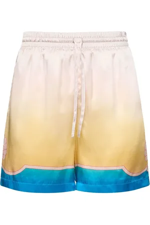 Casablanca Silk Shorts W/ Drawstring