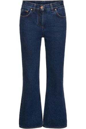 Aspesi Denim High Rise Flared Jeans