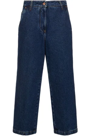 Aspesi Denim High Rise Straight Jeans