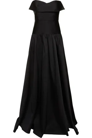 Roland Mouret Strapless Taffeta Gown