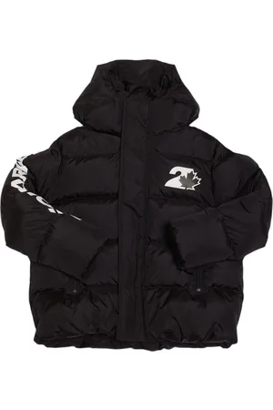 Dsquared2 Hooded Nylon Puffer Jacket
