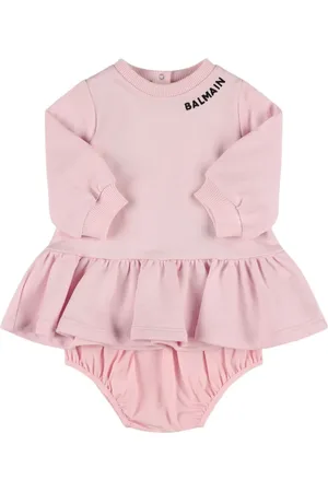 Balmain Cotton Sweat Dress & Diaper Cover