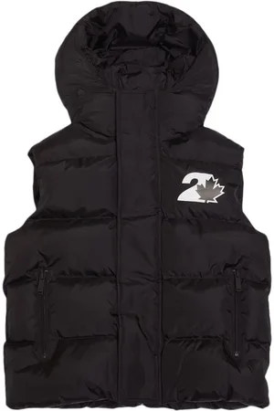 Dsquared2 Hooded Nylon Puffer Vest
