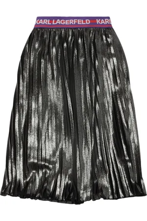 Karl Lagerfeld Poly Ruffled Skirt
