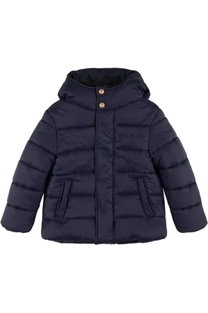 Balmain Hooded Poly Puffer Jacket