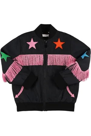 Stella McCartney Poly Twill Satin Bomber Jacket