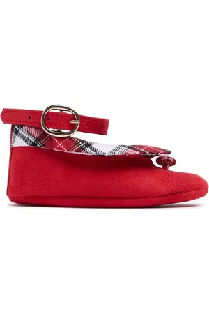 MONNALISA Check Print Poly Ballerinas