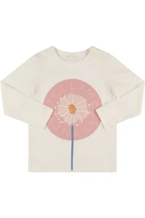 Stella McCartney Printed Cotton Jersey Long Sleeve Top