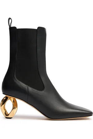 J.W.Anderson 75mm Ankle Boots W/ Chain Heel