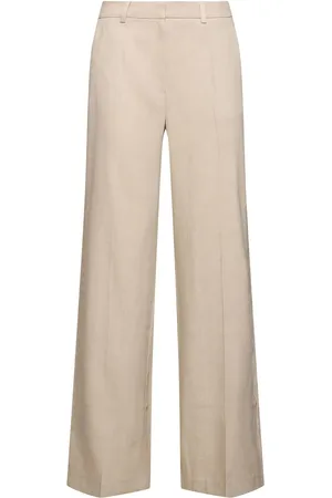 ANINE BING Kline Linen Blend Pants