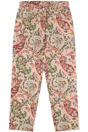 Etro Printed Stretch Cotton Pants