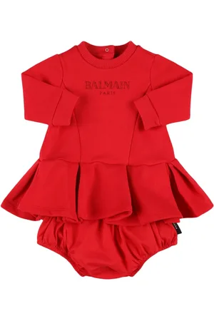 Balmain Cotton Sweat Dress & Diaper Cover