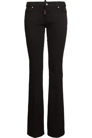 Dsquared2 Medium Waist Stretch Bull Flared Jeans