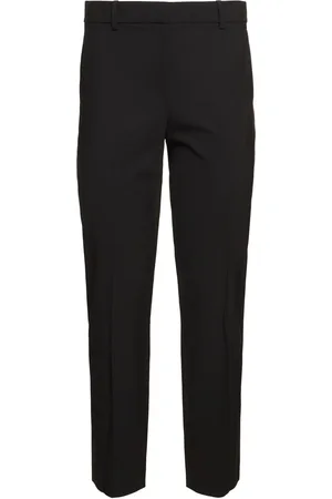 THEORY Treeca Stretch Wool Straight Pants