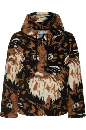 J.W.Anderson Printed Acrylic Blend Hooded Jacket