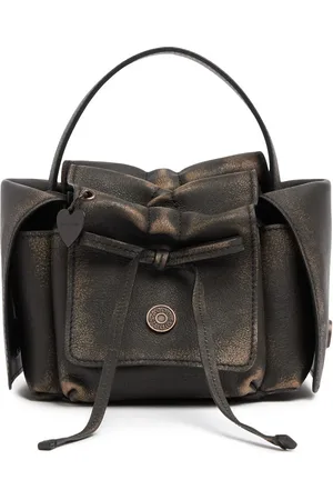 Acne Studios Micro Multipocket Crinkled Leather Bag