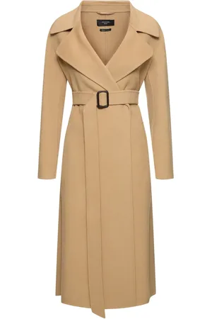 Max Mara Manu Belted Wool Midi Coat