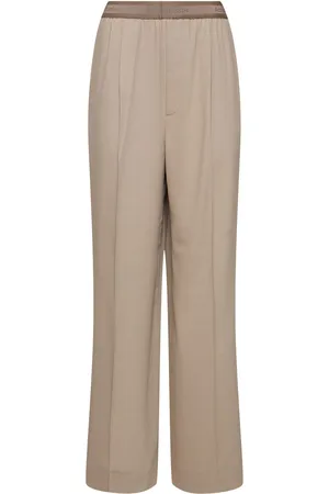 Acne Studios Parika Fluid Wool Blend Suiting Pants