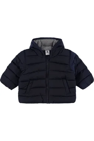 Petit Bateau Hooded Poly Puffer Jacket