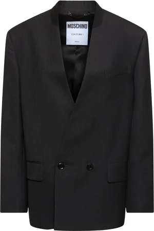 Moschino Tailored Wool Double Breast Blazer