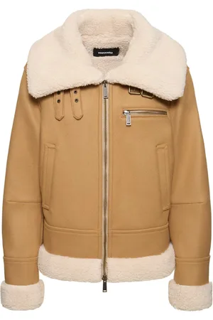 Dsquared2 Easy Shearling Aviator Jacket