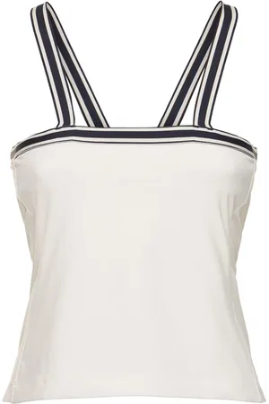 Tory Burch Strappy Jersey Tank Top
