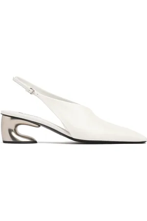Jil Sander 50mm Leather Slingback Pumps