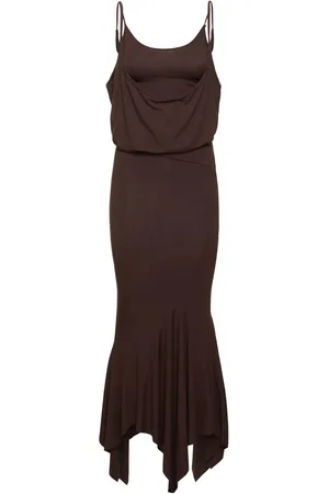 The Attico Satin Midi Dress