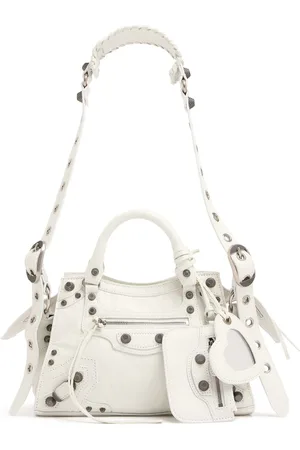 Balenciaga Xs Neo Cagole Leather Shoulder Bag