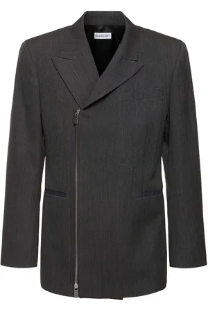 Burberry Zipped Wool Blazer