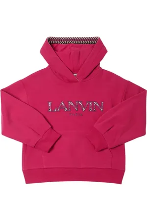 Lanvin Embroidered Cotton Hoodie
