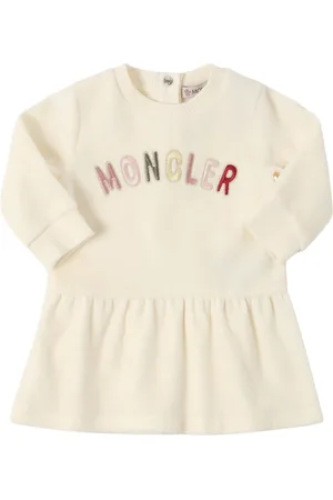 Moncler Logo Cotton Blend Dress