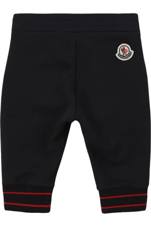 Moncler Brushed Cotton Blend Fleece Sweatpants