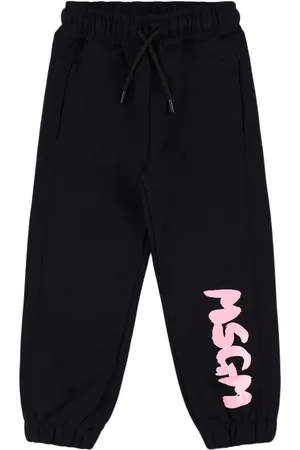 Msgm Printed Cotton Sweatpants