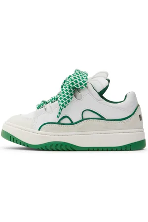 Msgm Leather Lace-up Sneakers