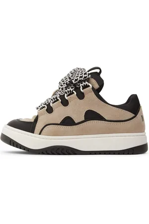 Msgm Leather Lace-up Sneakers