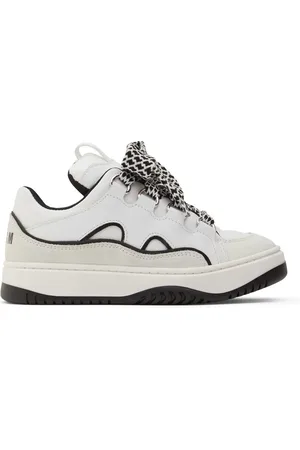 Msgm Leather Lace-up Sneakers