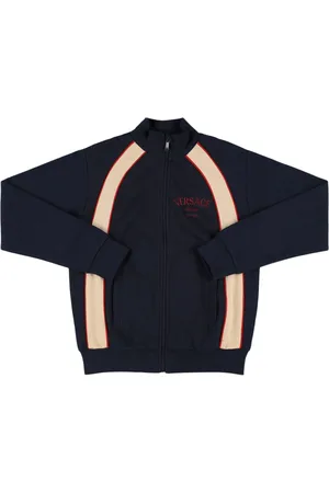 VERSACE Cotton Zip-up Sweatshirt
