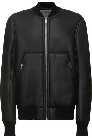Rick Owens Classic Flight Shearling Bomber Jacket