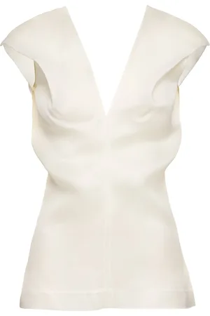 Khaite Ami Silk Satin Top