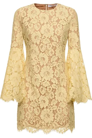 Michael Kors Bell Sleeve Lace Mini Dress
