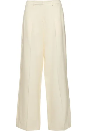 MAGDA BUTRYM Wool & Silk Straight Pants