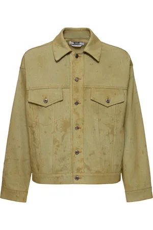 Msgm Tea Wash Denim Jacket